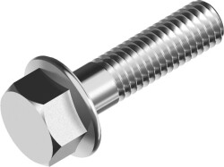 ALTIKÖŞE FLANŞLI TIRTIKLI CIVATA DIN 6921 - A2 - inoxege