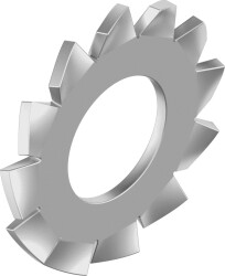 DIŞTAN TIRTILLI PUL DIN 6798 AZ - A2 - inoxege