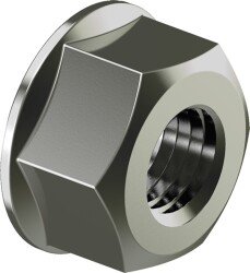 FLANŞLI SOMUN TIRTIKSIZ DIN6923/ W9345 - A2 - inoxege