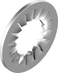 İÇTEN TIRTILLI PUL DIN 6798 IZ - A2 - inoxege