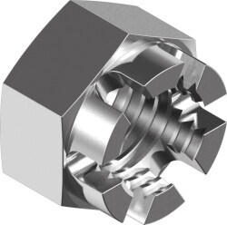 TAÇLI SOMUN DIN 935 - A2 - inoxege